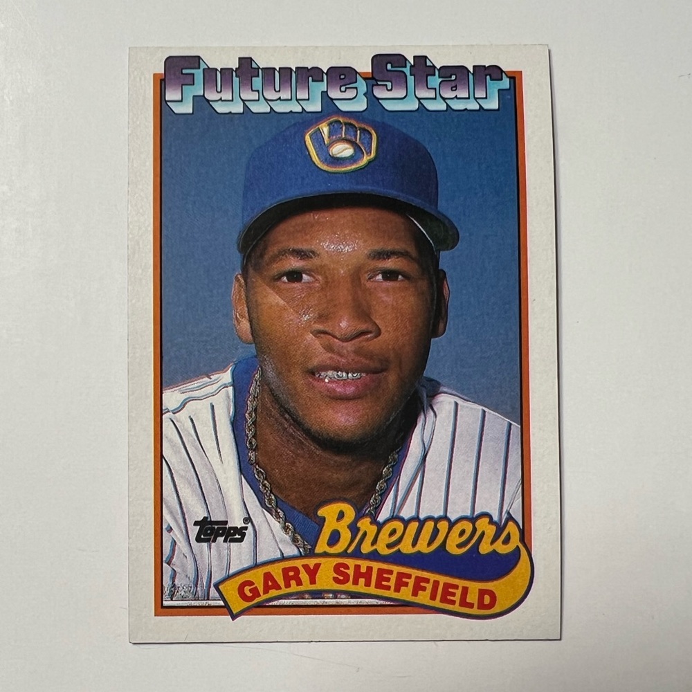 1989 Topps Baseball- Gary Sheffield #343